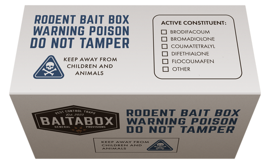 Baitabox Cardboard Rodent 5 Box Pack